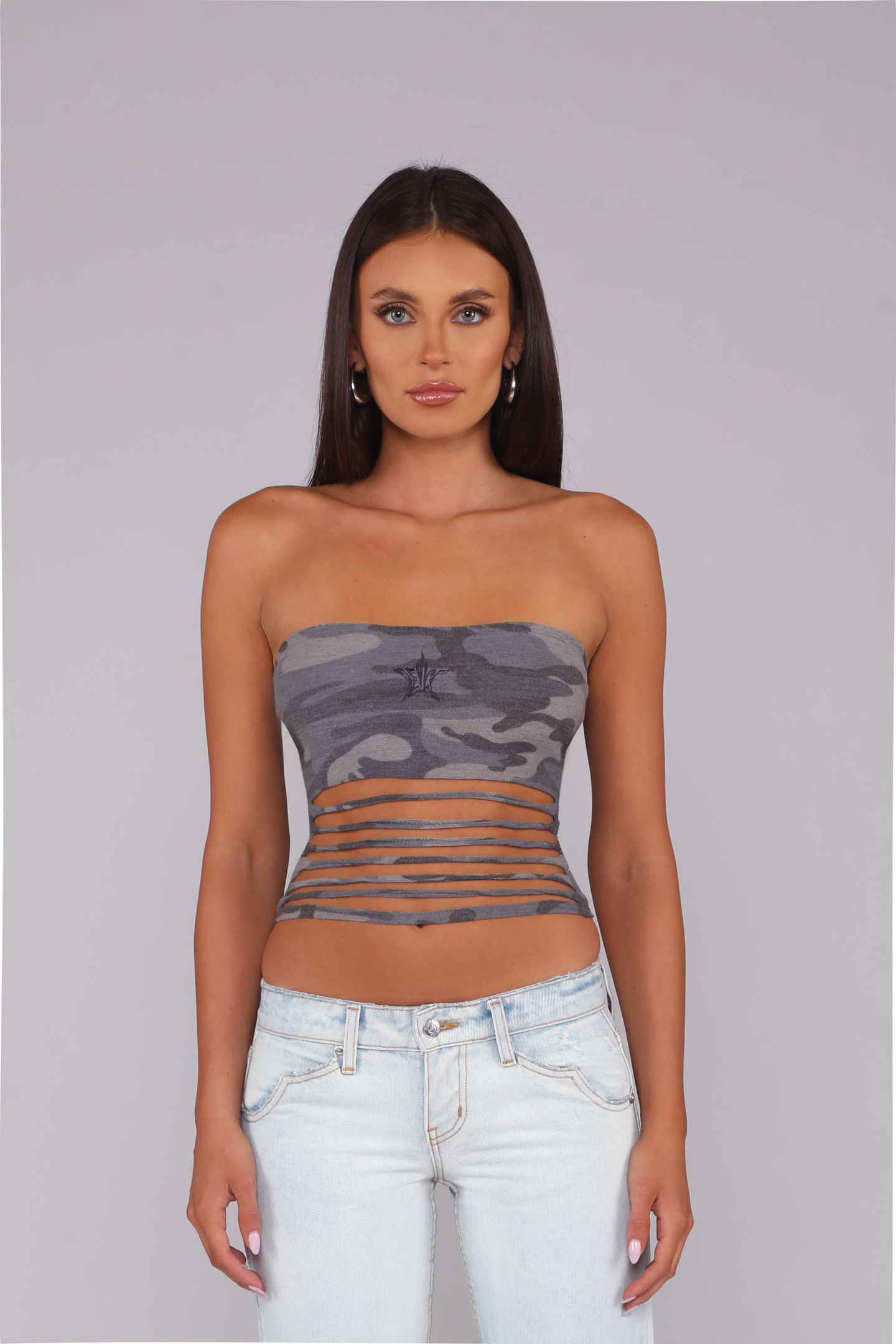 CUTAWAY TUBE TOP / ARMY BRAT