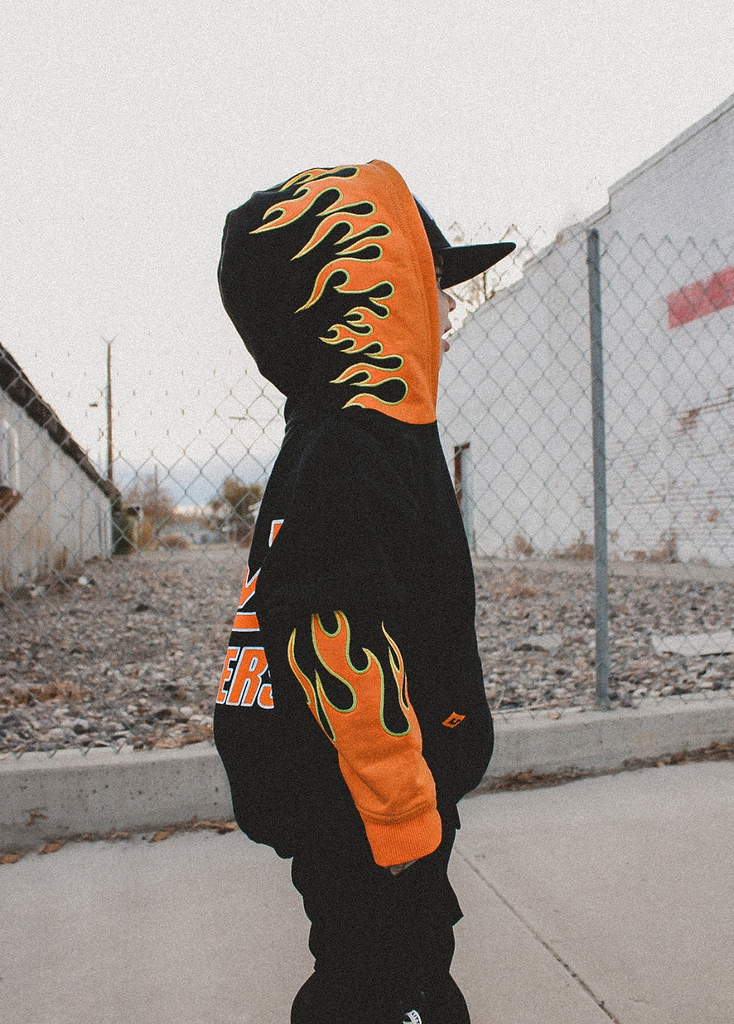 Mini Speedster Orange Flame Hoodie