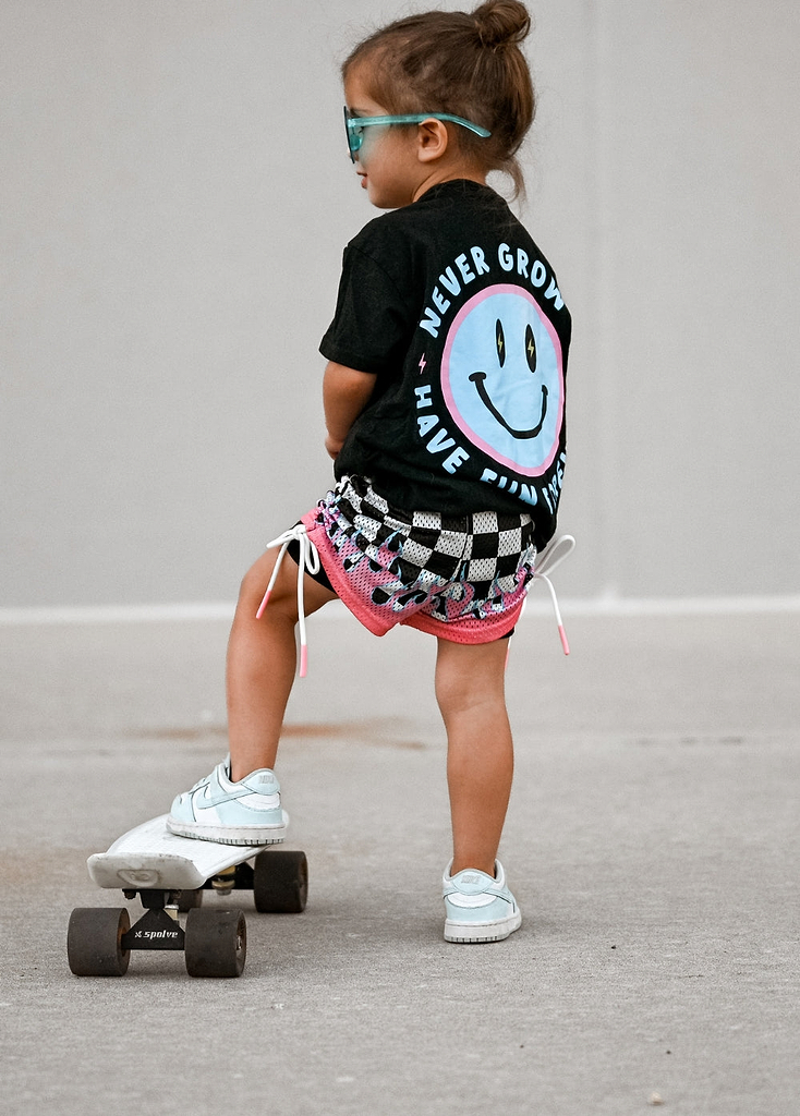 Heater Girls Mesh Shorts Checkers
