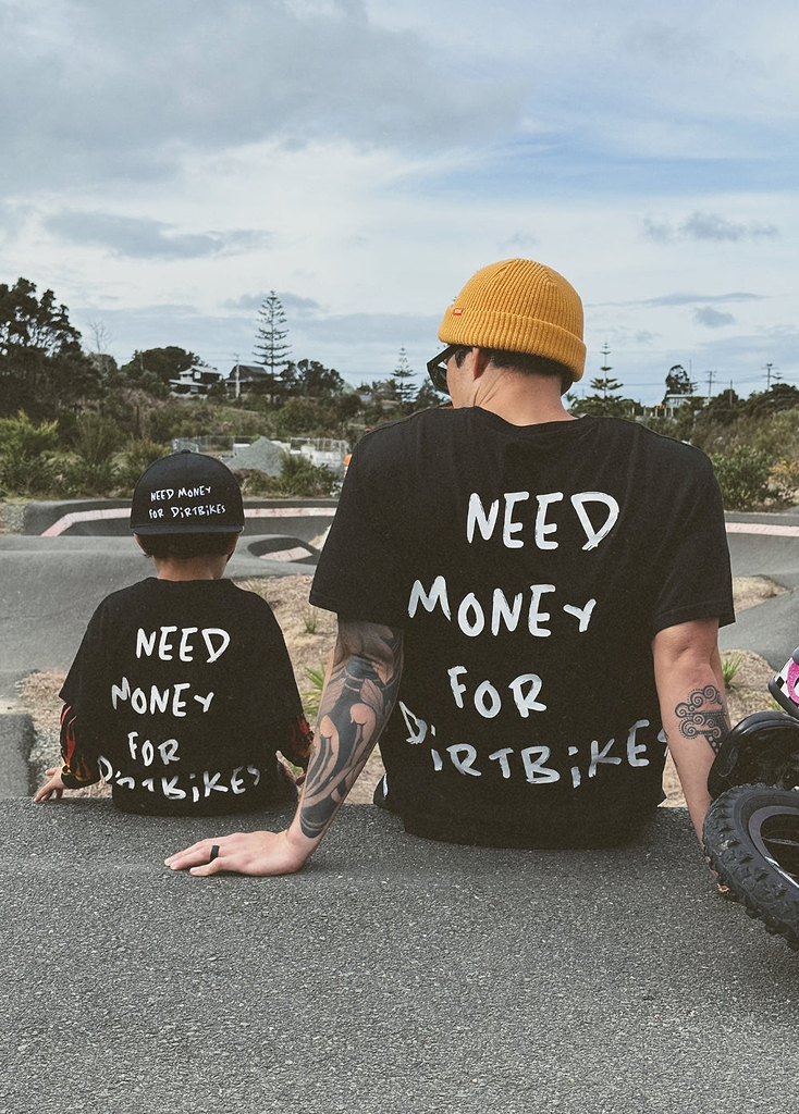 Need $ For Dirt Bikes Snapback Black