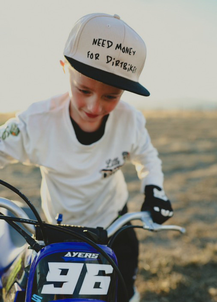 Need $ For Dirt Bikes Snapback Tan