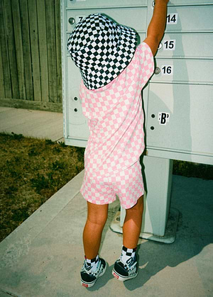 Pink Checkered Summer Set