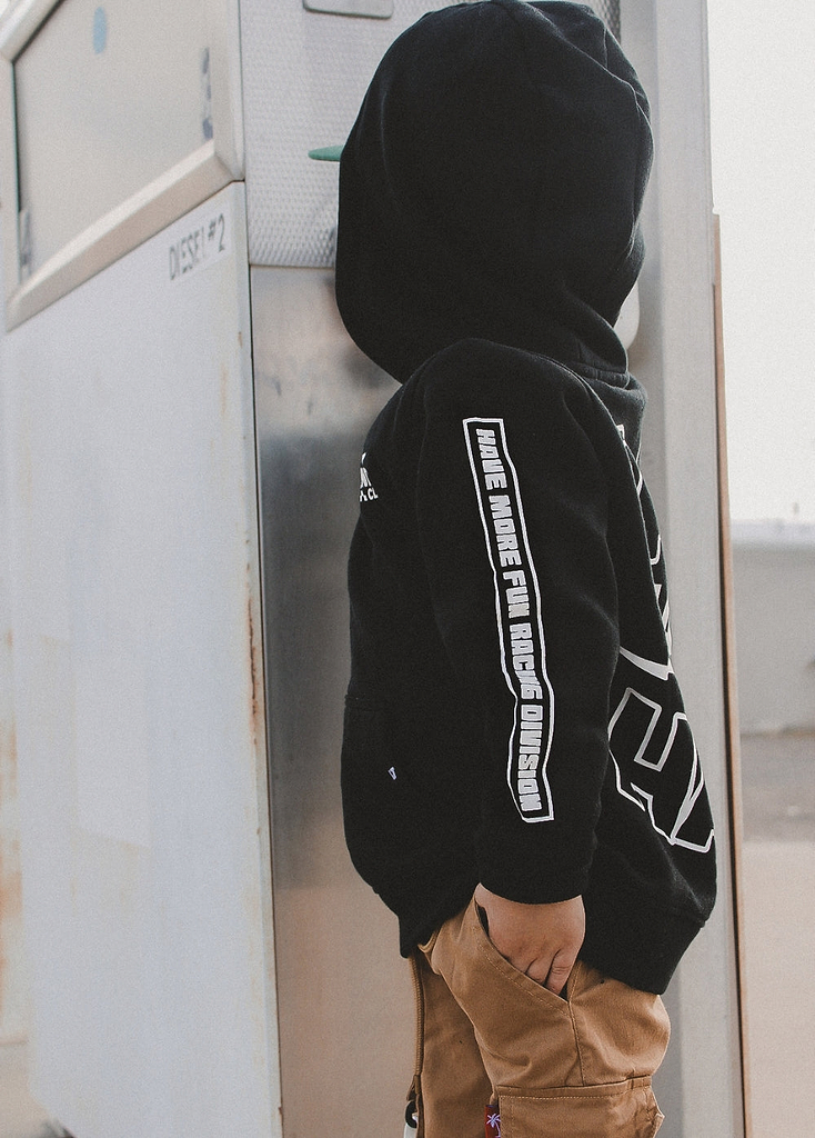 Fast Makes Me Happy Hoodie Black