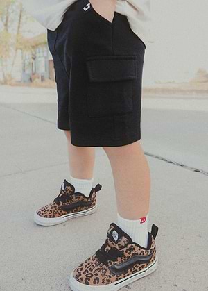 Everyday Black Cargo Shorts