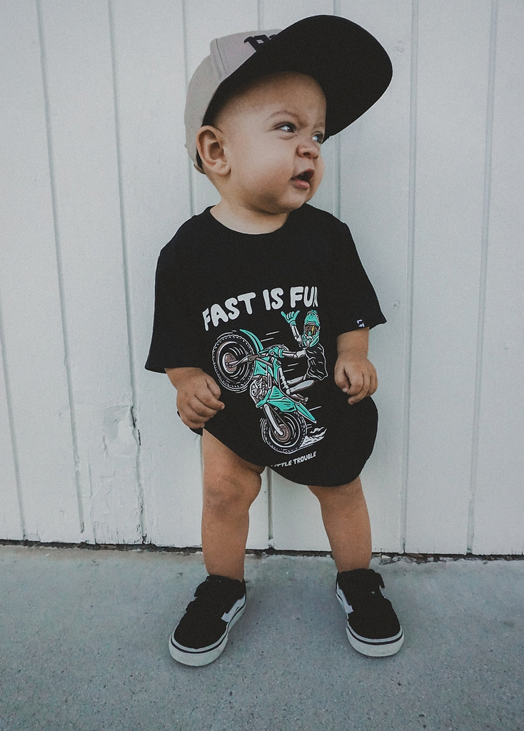 Fast Is Fun Baby Romper