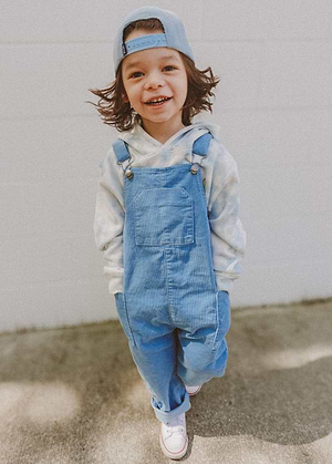 Blue Corduroy Overalls