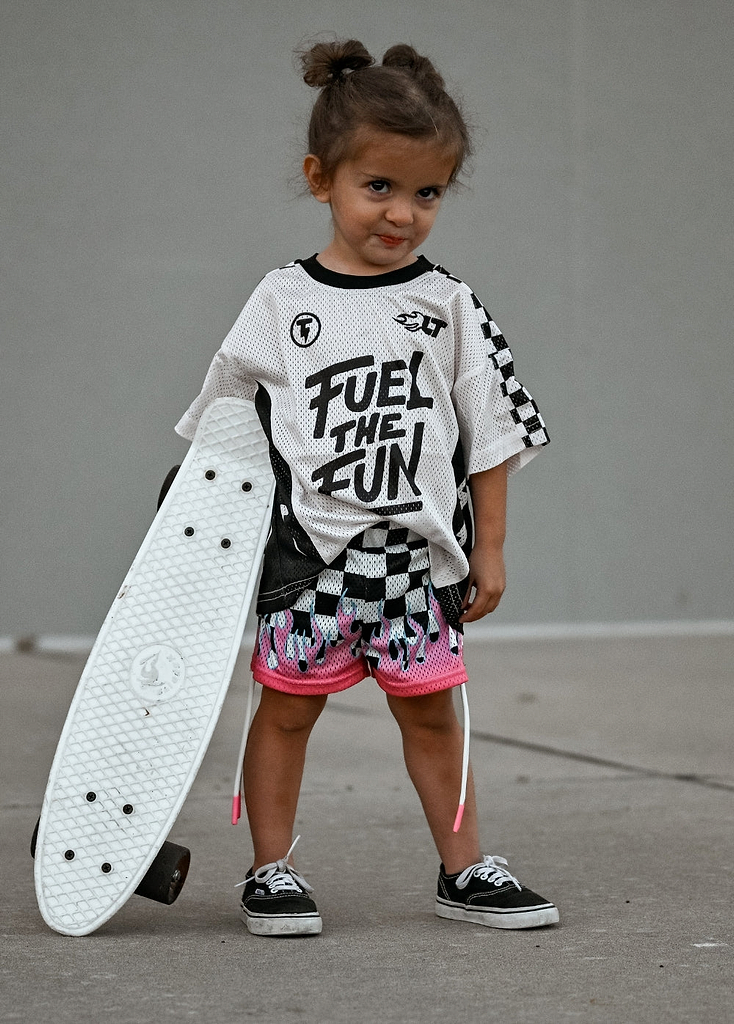 Heater Girls Mesh Shorts Checkers