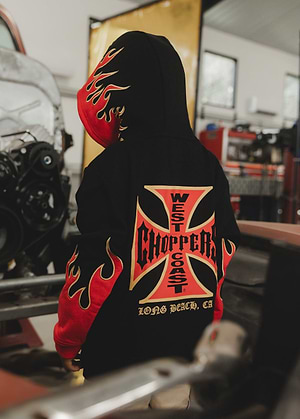 WCC Red Flame Hoodie