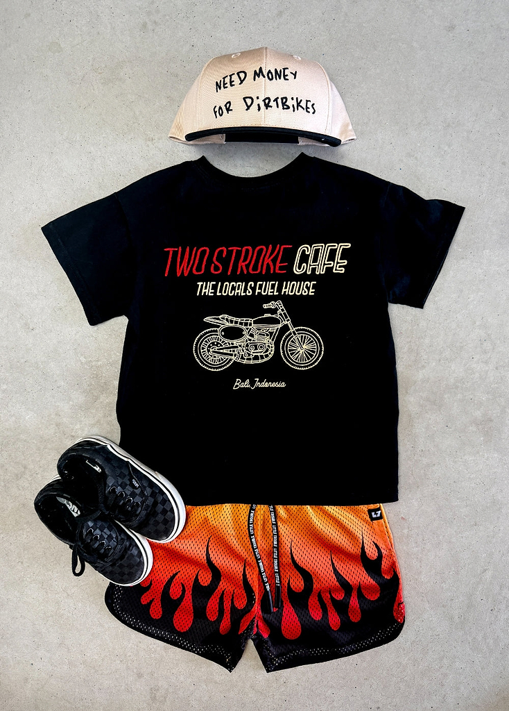 Heater Flame Shorts Orange