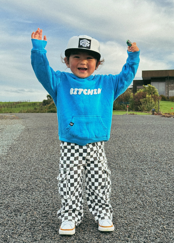 Checkered Baggy Cargo Pants