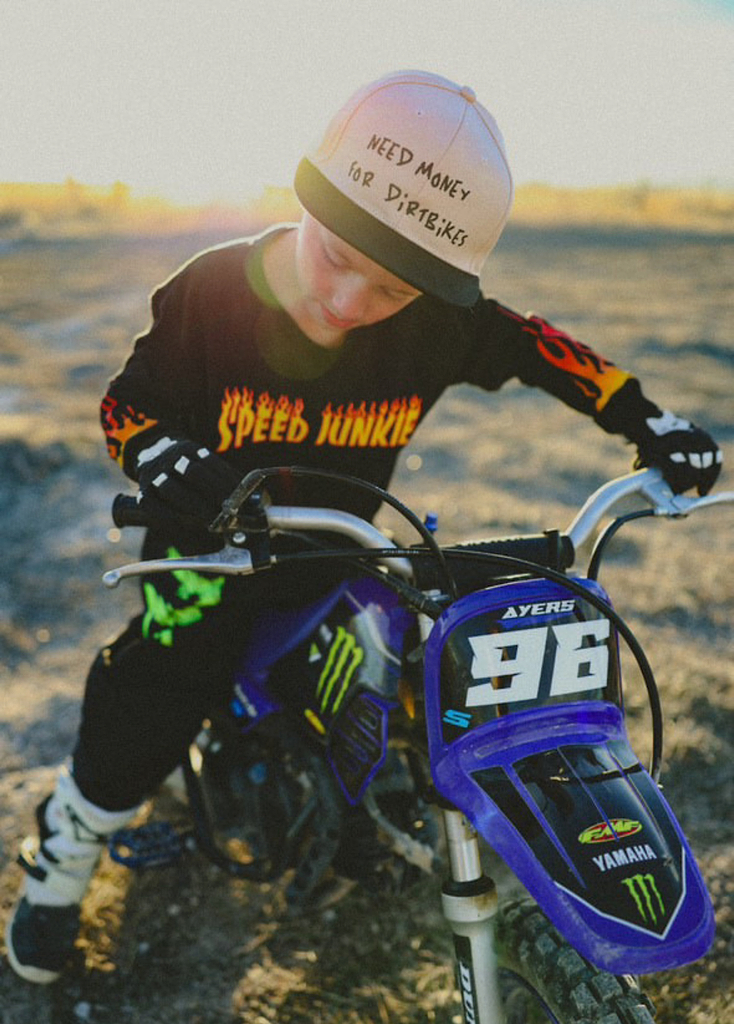 Need $ For Dirt Bikes Snapback Tan