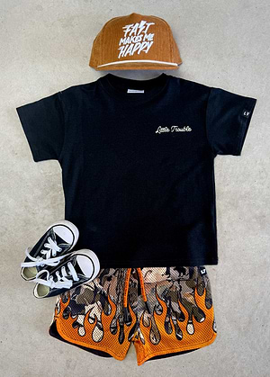 Heater Flame Shorts Camo