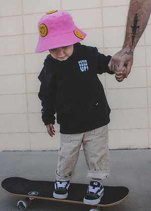 Smiley Bucket Hat Pink