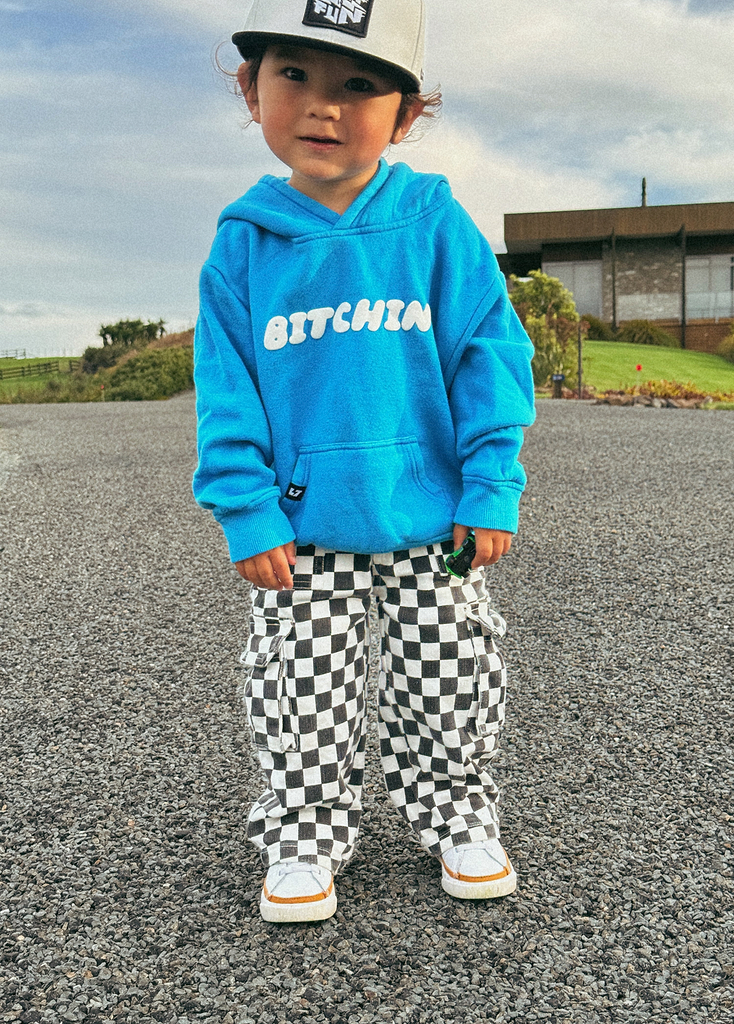 Checkered Baggy Cargo Pants