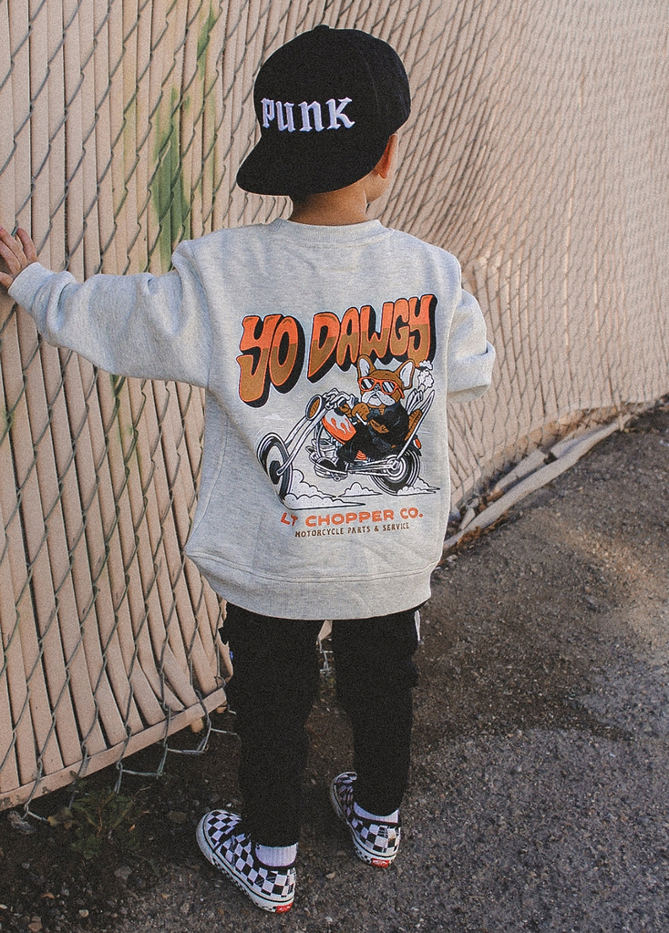 Yo Dawgy Crewneck Heather