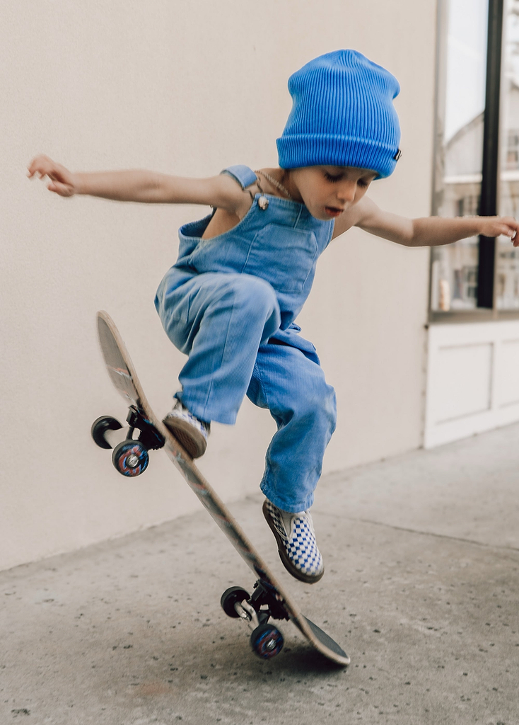 Blue Corduroy Overalls