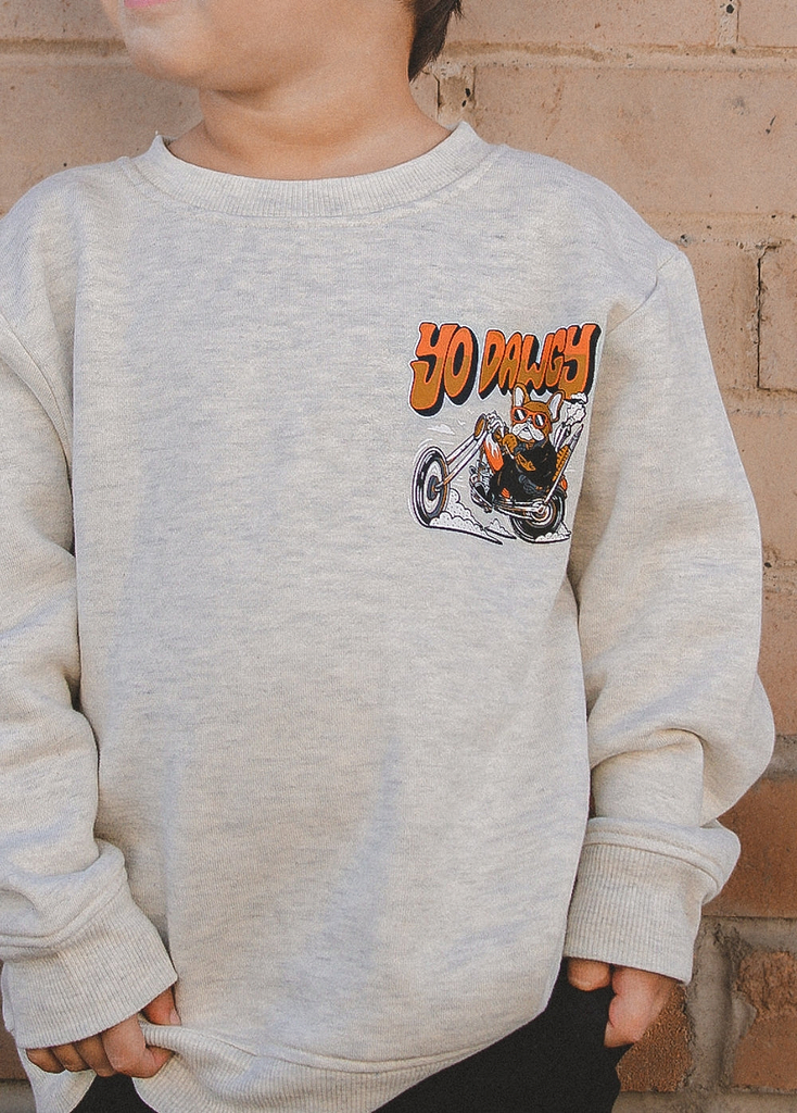 Yo Dawgy Crewneck Heather