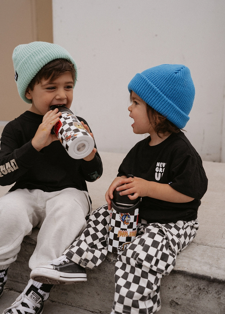 Checkered Baggy Cargo Pants