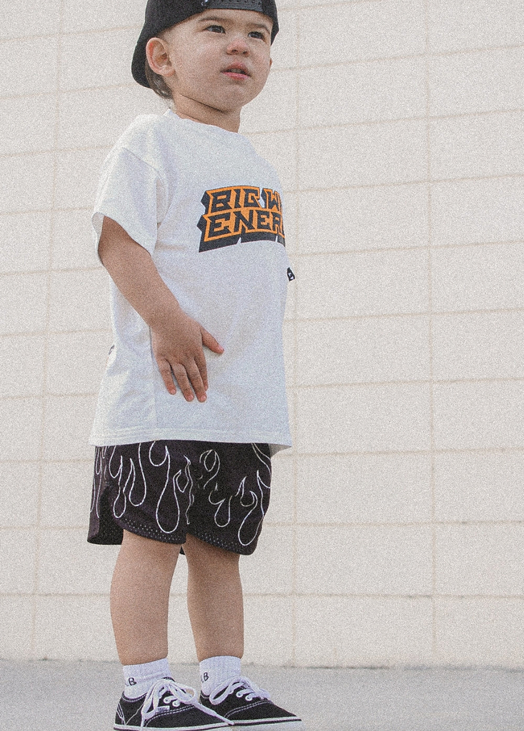 Heater Flame Shorts Black