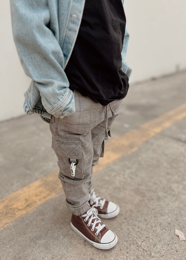 Plaid Cargos