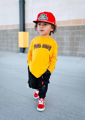 Speed Junkie Long Sleeve Gold