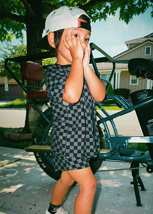 Grey Checkered Summer Set