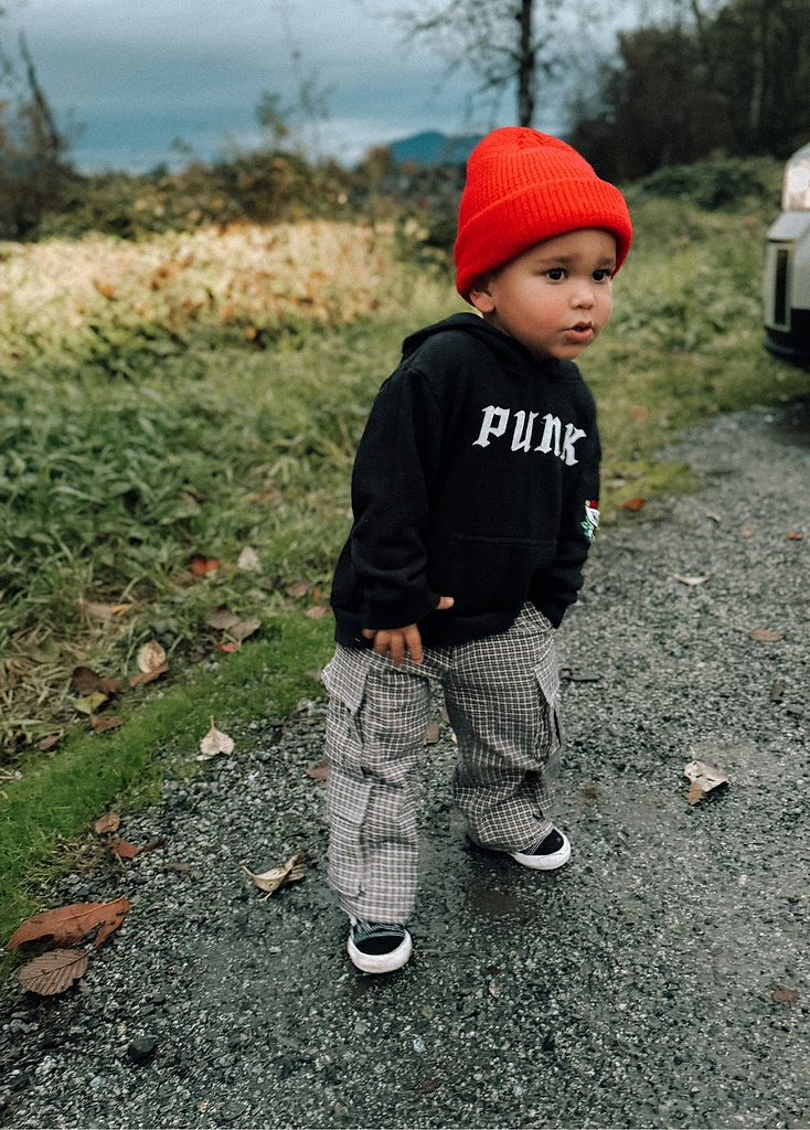 Plaid Flannel Cozy Cargos