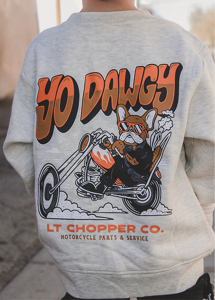 Yo Dawgy Crewneck Heather