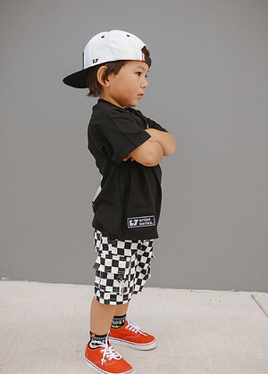 Classic Checkered Cargo Shorts