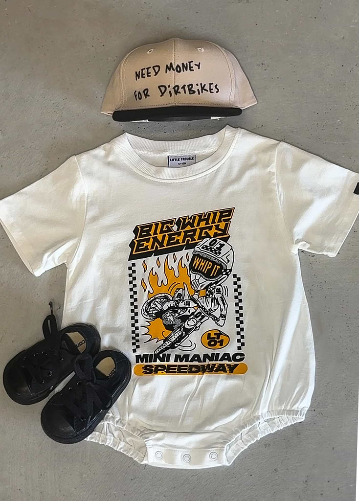Big Whip Energy Baby Romper