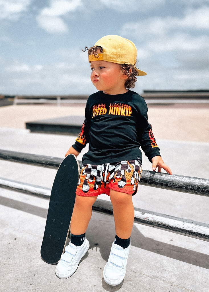 Heater Flame Shorts Checkers