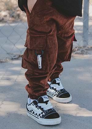Brown Cord Cargos