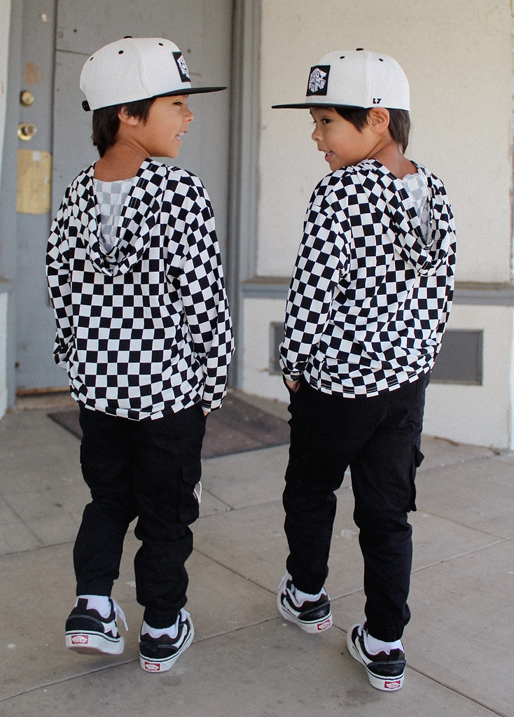 UPF 50 Checker Long Sleeve
