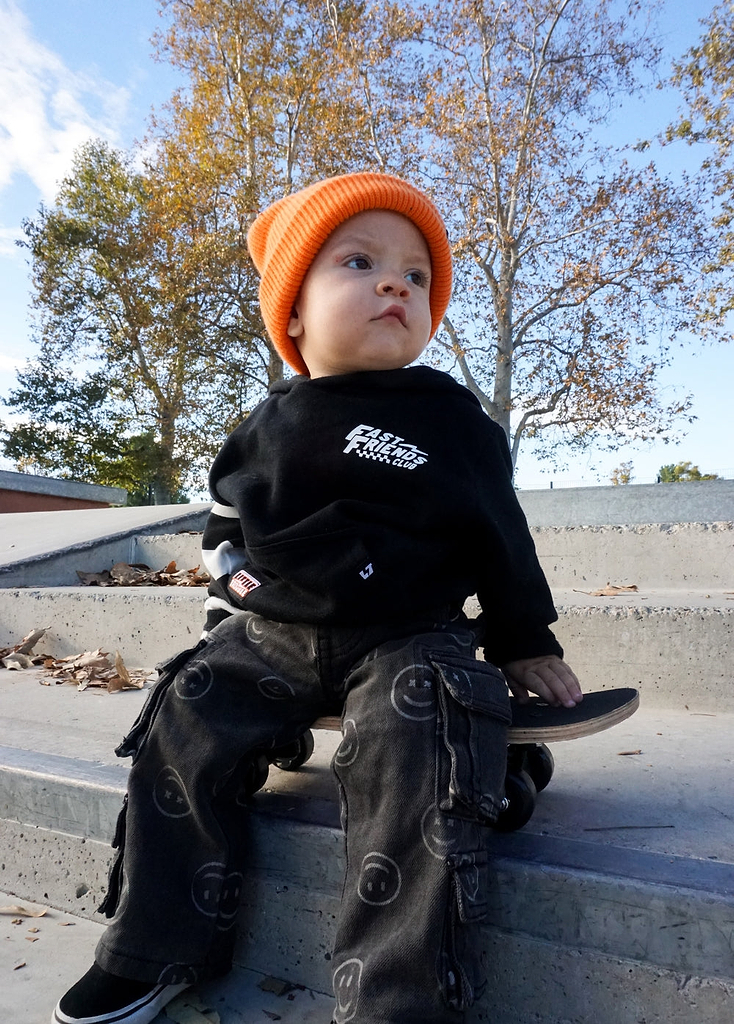 Fast Makes Me Happy Hoodie Black