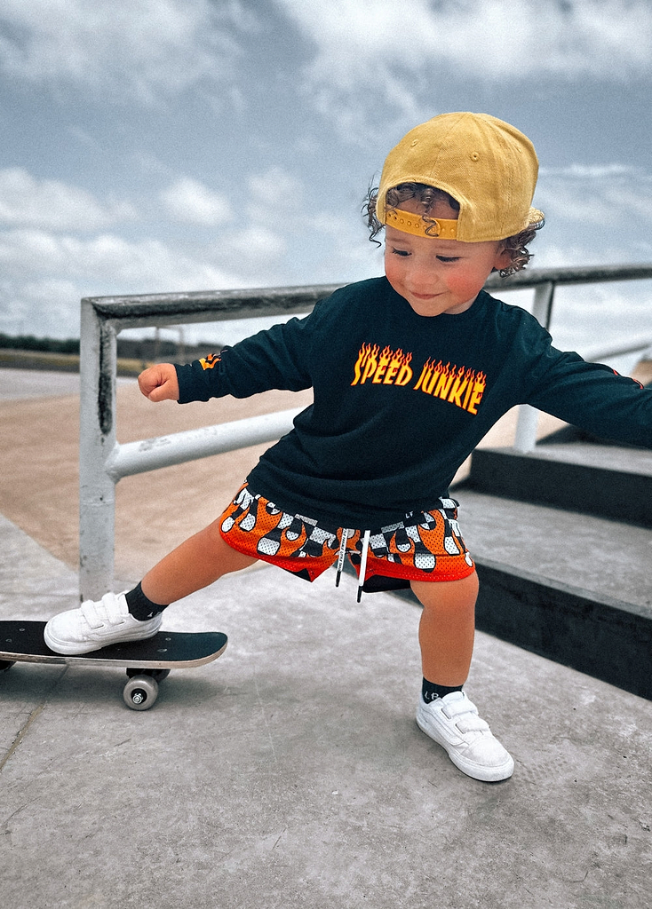Heater Flame Shorts Checkers