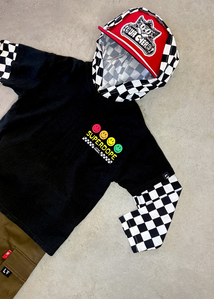 UPF 50 Checker Long Sleeve