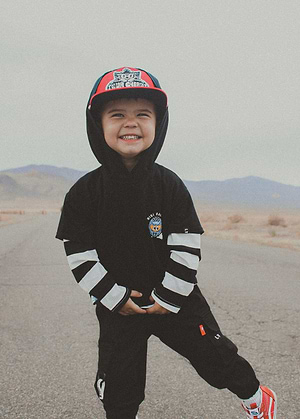 UPF 35 Striped Long Sleeve