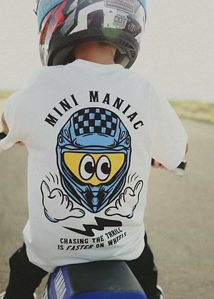 Mini Maniac T-shirt White