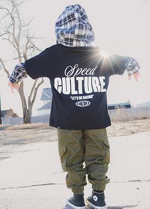 Speed Culture Hooded Flannel