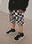 Black Checker Basketball Shorts