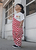 Red Checker Overalls