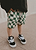 Green Checker Basketball Shorts