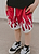 Heater Flame Shorts Red