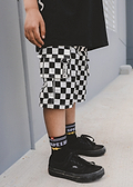 Classic Checkered Cargo Shorts