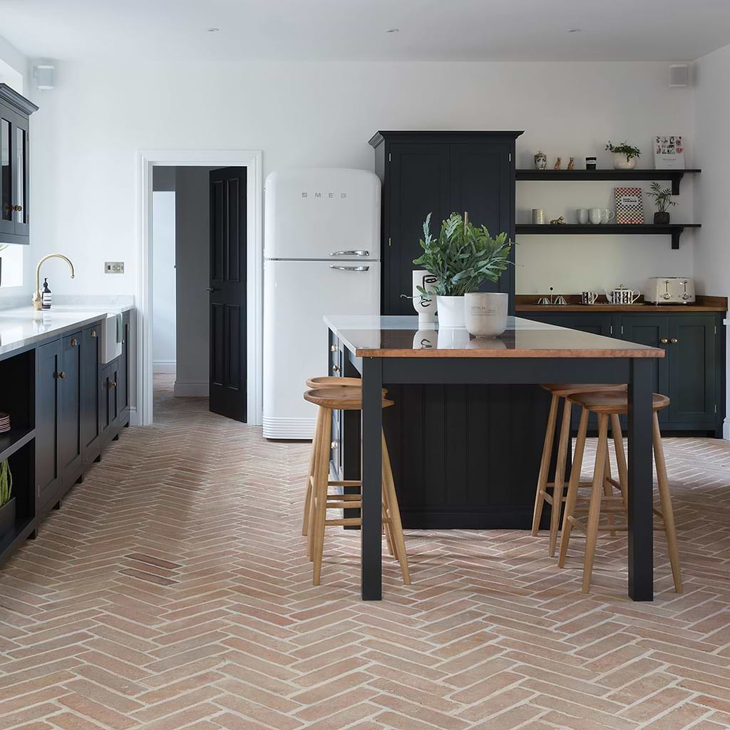 Ca' Pietra Marlborough Terracotta Parquet Handmade Tiles stocked by Hyperion Tiles