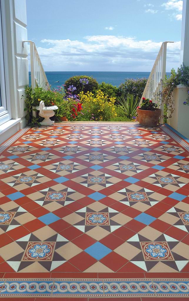 Original Style Blenheim 5-colour outdoor tiles - stocked by Hyperion Tiles