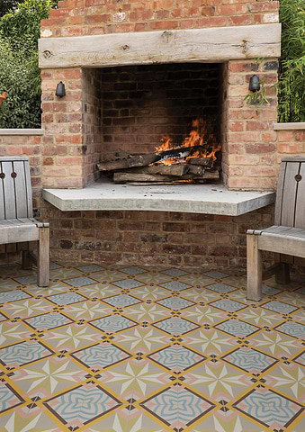 Tiling featuring Cabana Porcelain Havana stocked by Hyperion Tiles
