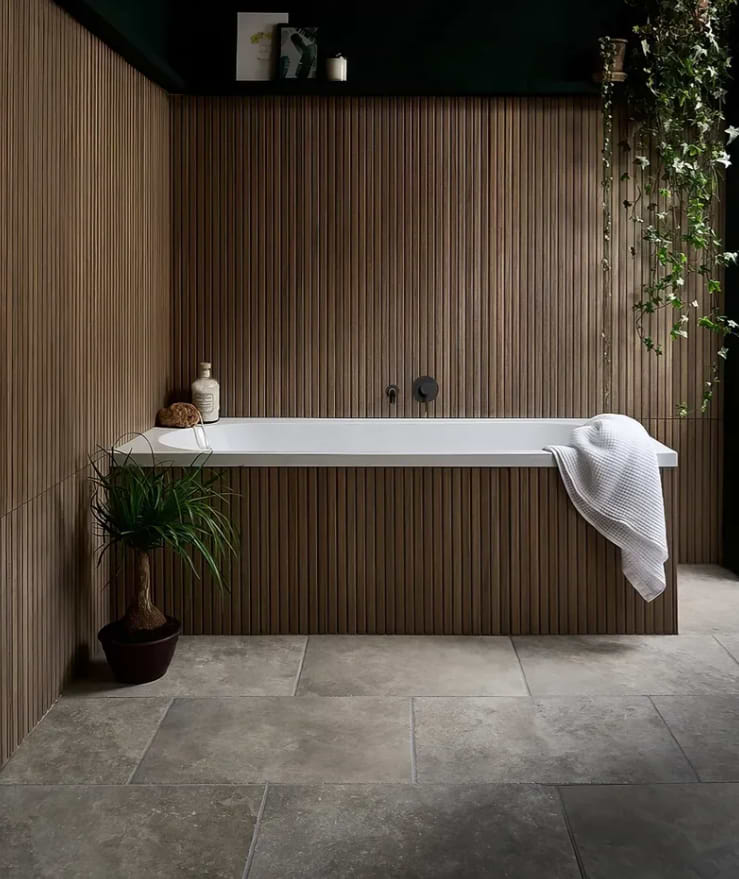 Bathroom tiles Ascoli Porcelain Grigio stocked by Hyperion Tiles