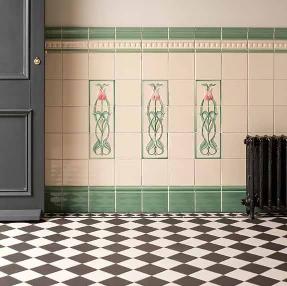 Original Style Angelina Tulip tiles stocked by Hyperion Tiles