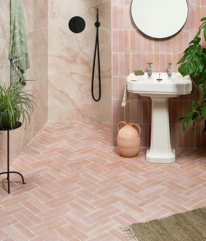 Reform Composite Stone Tumbled Cotto tiles stocked by Hyperion Tiles